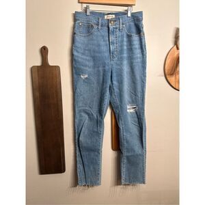 Madewell Womens Blue Denim The Perfect Vintage Jeans size 28